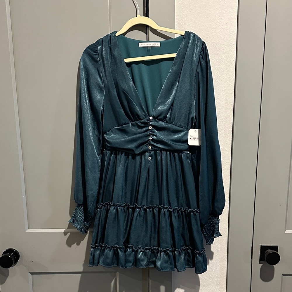 Elegant Teal Dress